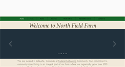 Desktop Screenshot of northfieldfarm.org